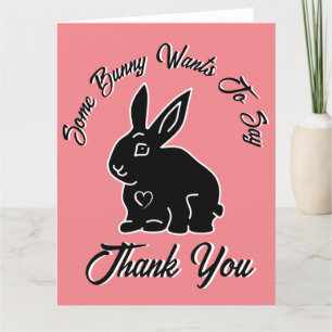Some Bunny Wants to Say Thank You Watermelon Pink
