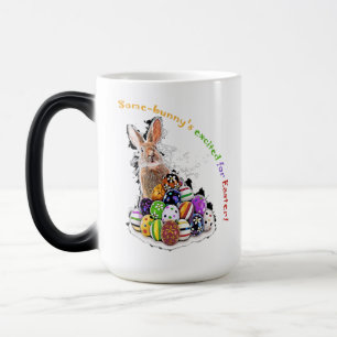 Some-bunny's excited for Easter! Color Morph Mug