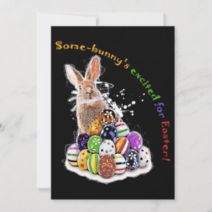 Some-bunny's excited for Easter! Thank You Card