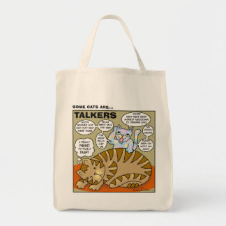 Some Cats Are Talkers Tote Bag