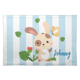 Some Cute Bunny Cloth Placemat