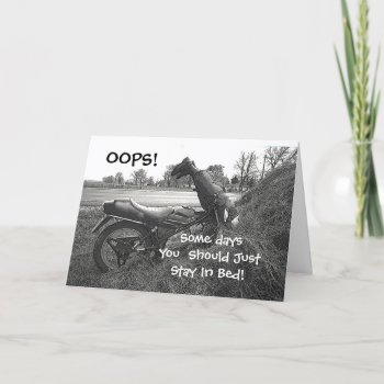 "some Days You Should Just Stay In Bed" Card by whatawonderfulworld at Zazzle