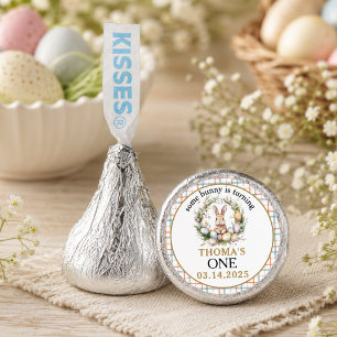 Some easter Bunny Is Turning one 1st birthday Hershey®'s Kisses®