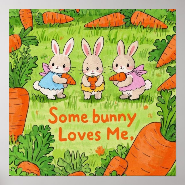 Some Easter Bunny Loves Me  Poster (Front)
