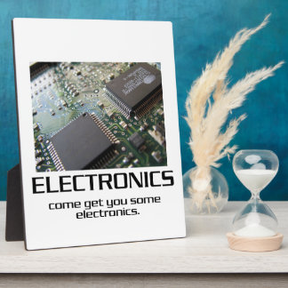 Some Electronics. Plaque