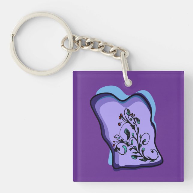 Some Evening Vine Keychain (Front)