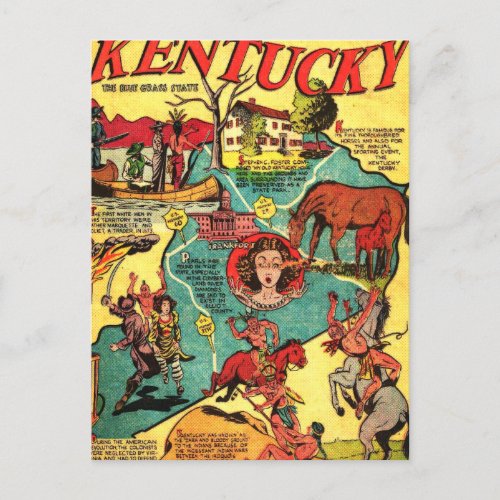 Some Facts About Kentucky Postcard