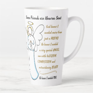 Some Friends are Heaven Sent Friendship Latte Mug