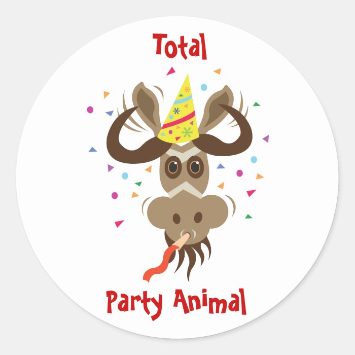 Some Gnu Stuff_Total Party Animal Stickers