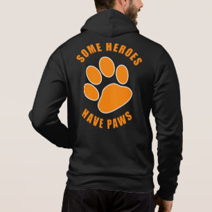 Some Heroes Have Paws: Service Search & Rescue Dog Hoodie