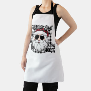 Some Hos in This House Punny Santa Sublimation Apron