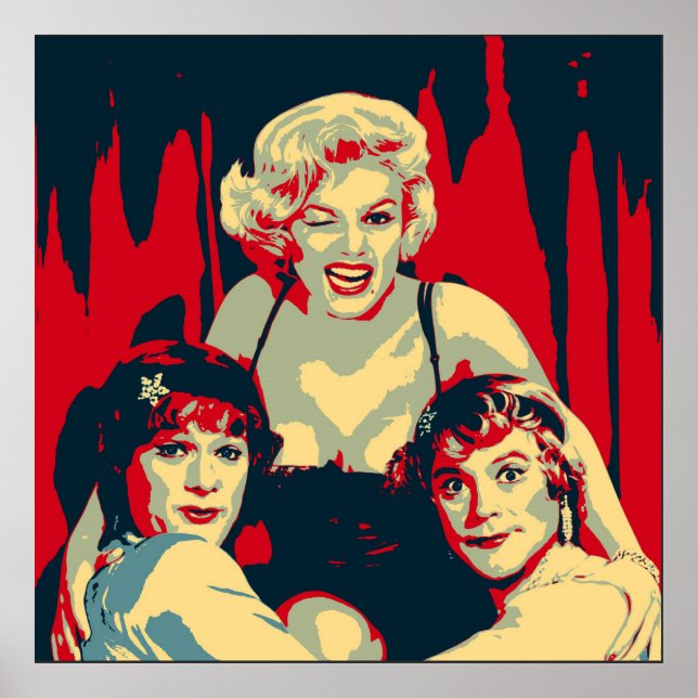Some like it hot Pop Art Poster (Front)
