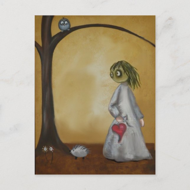 Some Love for My Prickly Friend Postcard (Front)