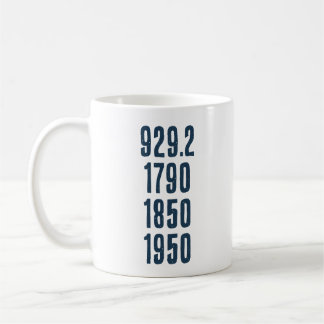 Some of my favorite numbers coffee mug