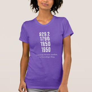 Some of my favorite numbers (light design) T-Shirt