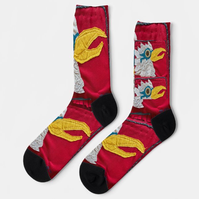 Some of us need thick glasses.  socks (Left)