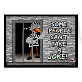 Some People Can't Take a Joke: Jailbird card (Front Horizontal)