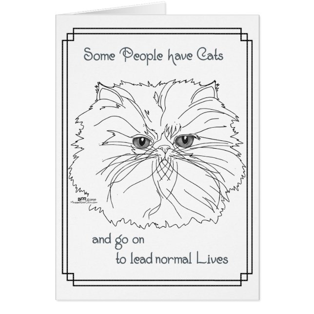 Some People Have Cats Cards (Front)