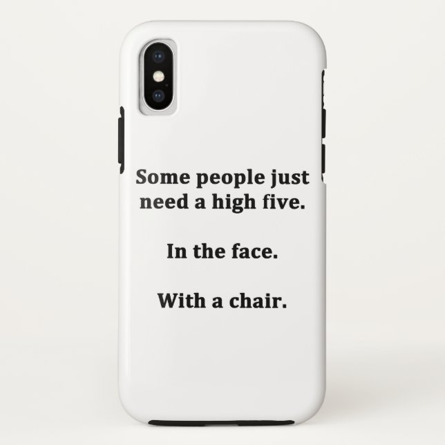 Some People Just Need a High Five Case-Mate iPhone Case (Back)