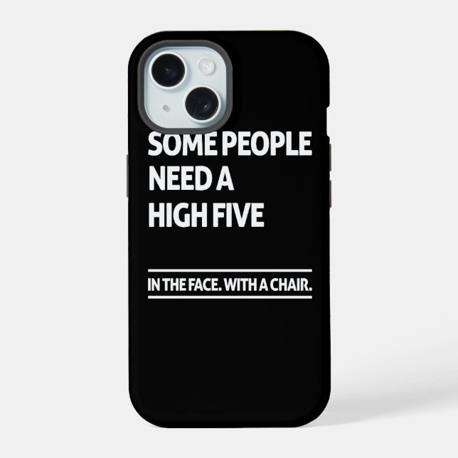 Some people need a high five iphone case (Back)
