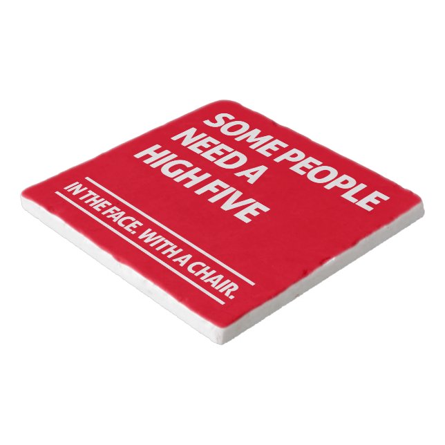 Some people need a high five trivet (Corner)