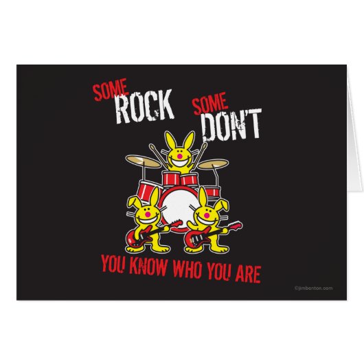 Some Rock Cards (Front Horizontal)