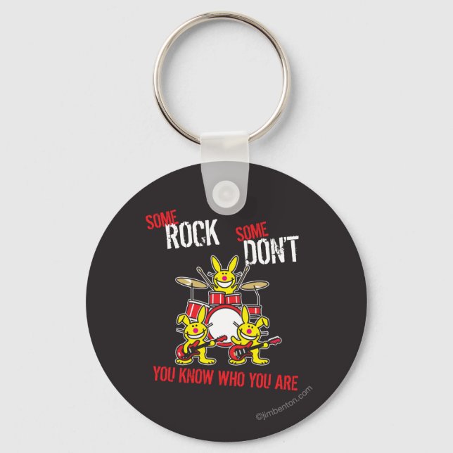 Some Rock Keychain (Front)