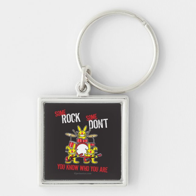 Some Rock Keychain (Front)