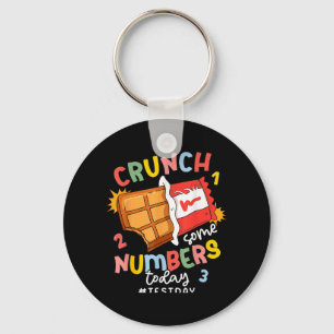 Some Rock The Number Today Teacher Test Day  Keychain