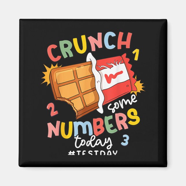 Some Rock The Number Today Teacher Test Day  Magnet (Front)
