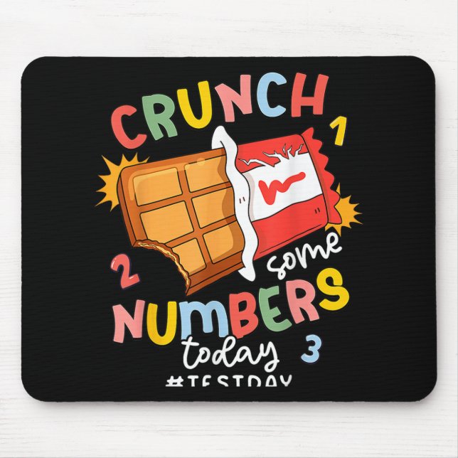 Some Rock The Number Today Teacher Test Day  Mouse Pad (Front)