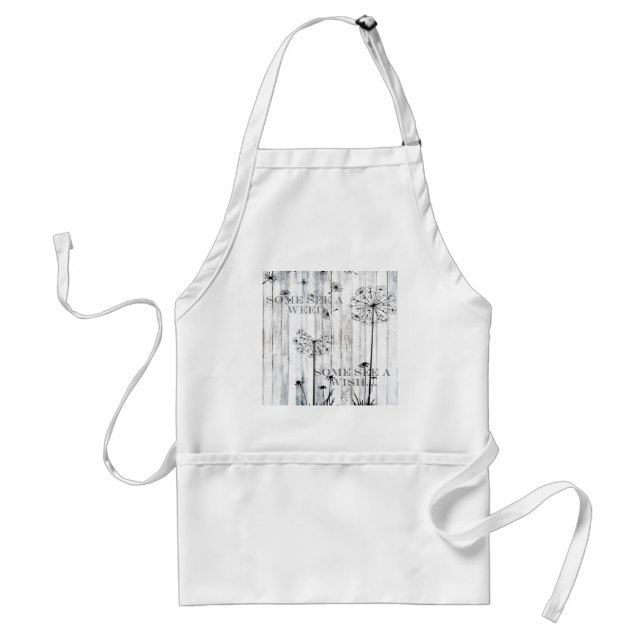 Some See A Weed Adult Apron (Front)