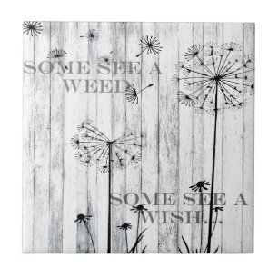 Some See A Weed Ceramic Tile