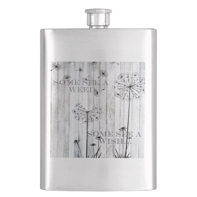 Some See A Weed Flask (Front)