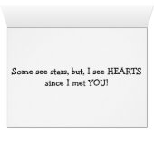 SOME SEE STARS-I SEE HEARTS BECAUSE OF "YOU" (Inside Horizontal (Bottom))