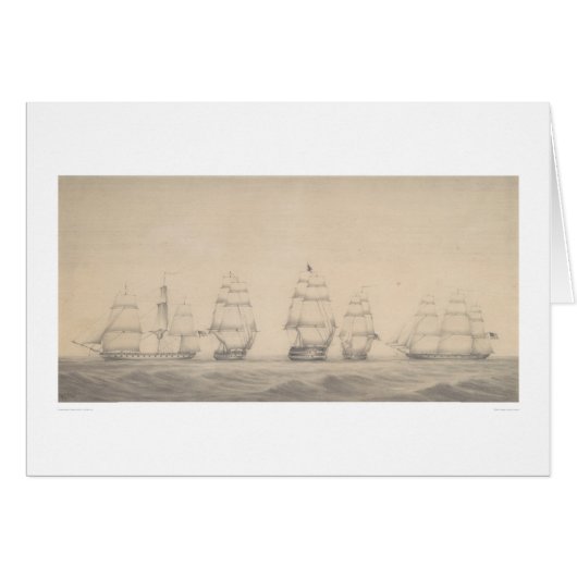 Some Ships of the U.S. Pacific Squadron (1346) (Front Horizontal)