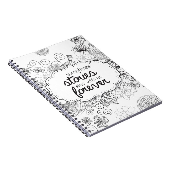 Some Stories Stay with Us Forever Notebook (Right Side)