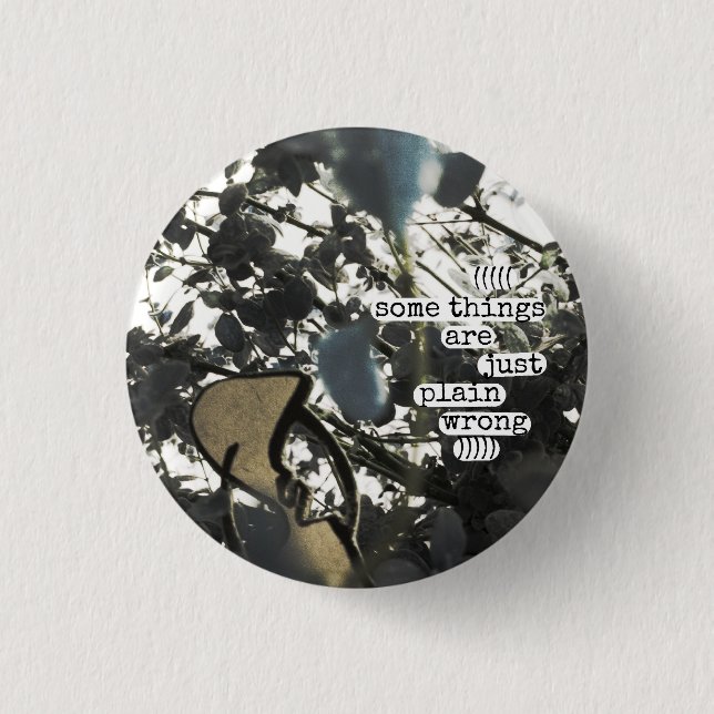 some things are just plain wrong pinback button (Front)