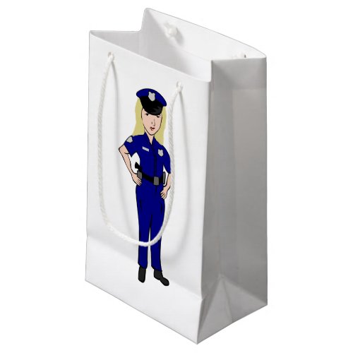 Some Women Clean House Police Officer Humor Small Gift Bag