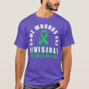 Some Wounds Are Invisible Mental Health Awareness T-Shirt