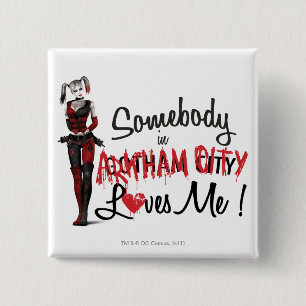 Somebody in AC Loves Me - Harley Pinback Button