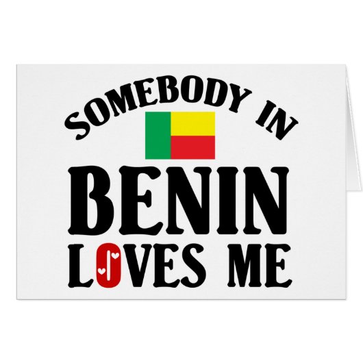 Somebody In Benin Cards (Front Horizontal)