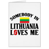 Somebody In Lithuania (Front)