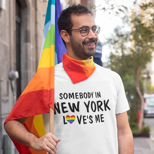 Somebody In New York Loves Me Shirt