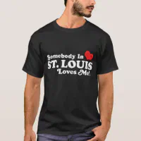  Saint Louis Missouri Skyline Retro Style T-Shirt : Clothing,  Shoes & Jewelry