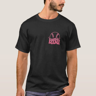 Somebody s Loud Mouth Baseball Mama Groovy Mom Mot T-Shirt