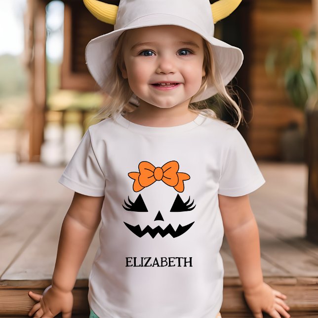 Somebody's Feral Child Cute Girly Custom Halloween Baby T-Shirt (Creator Uploaded)