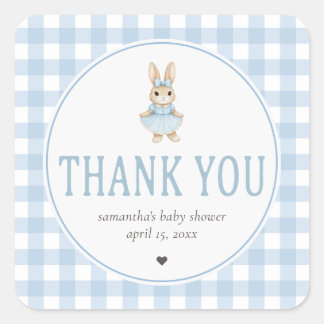 Somebunny Baby Shower Square Sticker