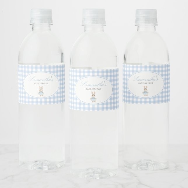 Somebunny Baby Shower Water Bottle Label (Bottles)