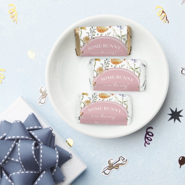 SomeBunny Easter Wildflower Baby Shower Hershey's Miniatures (Party)